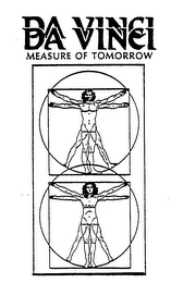 DA VINCI DA VINCI MEASURE OF TOMORROW logo