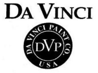 DA VINCI DA VINCI PAINT CO. USA DVP logo