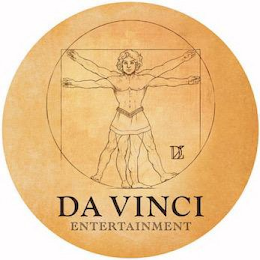 DA VINCI ENTERTAINMENT DVE logo