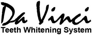 DA VINCI TEETH WHITENING SYSTEM logo