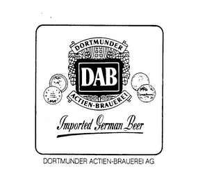DAB DORTMUNDER ACTIEN-BRAUEREI IMPORTEDGERMAN BEER DORTMUNDER ACTIEN-BRAUEREI AG logo