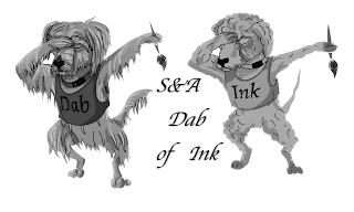 DAB INK S&A DAB OF INK logo