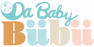 DABABYBUBU WITH ONE DOT ON EACH OF THE LETTER "U" logo