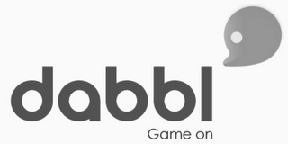 DABBL GAME ON logo