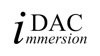 DAC IMMERSION logo