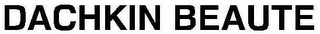 DACHKIN BEAUTE logo