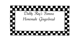 DADDY RAY'S FAMOUS HOMEMADE GINGERBREAD logo