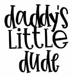 DADDY'S LITTLE DUDE logo