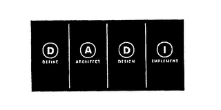 DADI DEFINE ARCHITECT DESIGN IMPLEMENT logo
