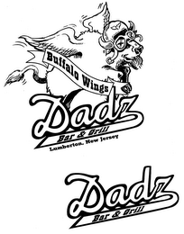 DADZ BAR & GRILL BUFFALO WINGS LUMBERTON, NEW JERSEY DADZ BAR & GRILL logo