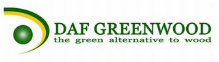 DAF GREENWOOD THE GREEN ALTERNATIVE TO WOOD logo