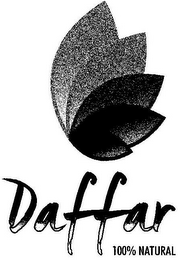 DAFFAR 100% NATURAL logo