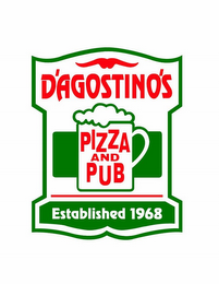 D'AGOSTINO'S PIZZA AND PUB ESTABLISHED 1968 logo