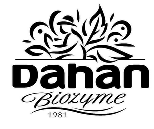 DAHAN BIOZYME 1981 logo