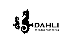 DAHLI NO TEXTING WHILE DRIVING logo