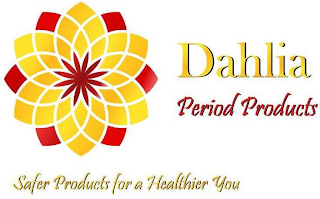 DAHLIA PERIOD PRODUCTS SAFER PRODUCTS FOR A HEALTHIER YOU logo
