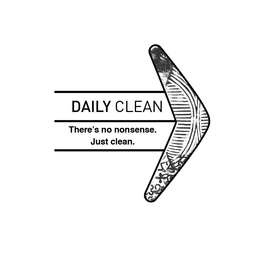 DAILY CLEAN THERE'S NO NONSENSE. JUST CLEAN. logo