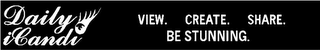 DAILY ICANDI VIEW. CREATE. SHARE. BE STUNNING. logo