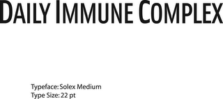 DAILY IMMUNE COMPLEX logo