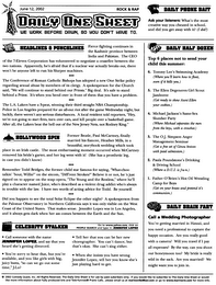 DAILY ONE SHEET logo