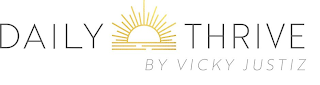 DAILY THRIVE BY VICKY JUSTIZ logo