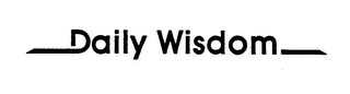 DAILY WISDOM logo