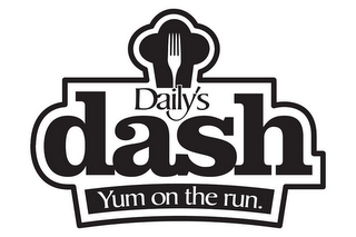 DAILY'S DASH YUM ON THE RUN. logo