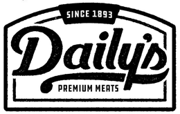 DAILY'S PREMIUM MEATS SINCE 1893 logo