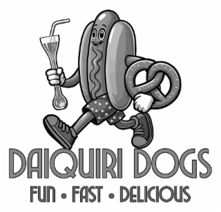 DAIQUIRI DOGS FUN FAST DELICIOUS logo