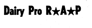 DAIRY PRO RAP logo