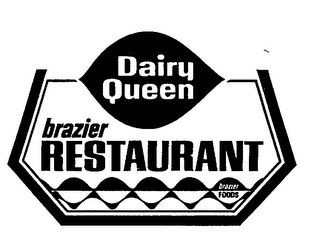 DAIRY QUEEN BRAZIER RESTAURANT BRAZIER FOODS logo
