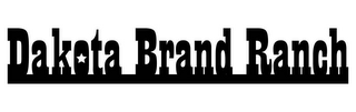 DAKOTA BRAND RANCH logo