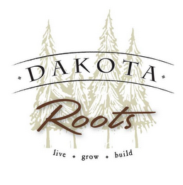 DAKOTA ROOTS LIVE GROW BUILD logo