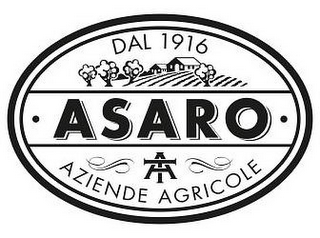 DAL 1916 · ASARO · AT AZIENDE AGRICOLE logo