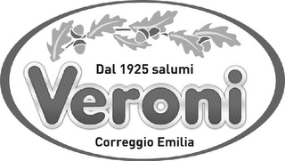 DAL 1925 SALUMI VERONI CORREGGIO EMILIA logo