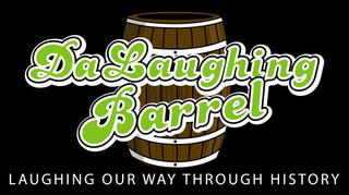DALAUGHINGBARREL LAUGHING OUR WAY THROUGH HISTORY logo