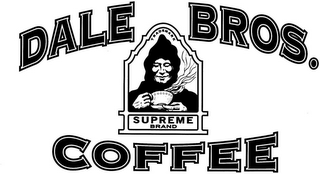 DALE BROS. COFFEE TRADEMARK SUPREME BRAND logo