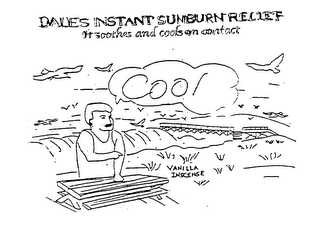 DALE'S INSTANT SUNBURN RELIEF IT SOOTHES AND COOLS ON CONTACT VANILLA INSCENSE logo