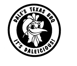 DALE'S TEXAS BBQ IT'S DALEICIOUS! logo