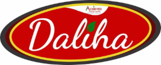DALIHA ACHIEVER FOODS LIMITED ACHIEVING HEALTH IN AN ORGANIC WAY logo