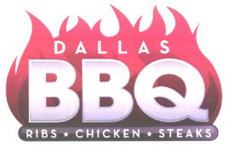 DALLAS BBQ RIBS CHICKEN STEAKS logo