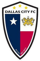 DALLAS CITY FC D.C.F.C. EST. 2013 logo