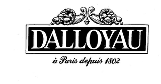 DALLOYAU A PARIS DEPUIS 1802 logo