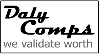 DALY COMPS WE VALIDATE WORTH logo