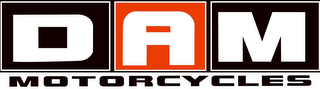 DAM MOTORCYCLES logo