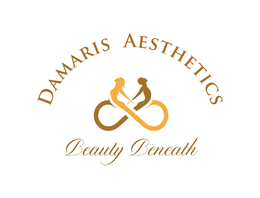 DAMARIS AESTHETICS BEAUTY BENEATH logo