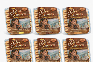 DAMES JAMES C JAMES DON DON GAMES A SMILE IN EVERY BITE COOKIES MADE WITH 100% FRESH COLOMBIAN COFFEE MILID UNA SONRISA EN CADA BOCADO GALLETAS HECHAS CON 100% COLOMBIAN CAFE COFFEE DON GAMES A SMILE IN EVERY BITE COOKIES MADE WITH 100% FRESH COLOMBIAN COFFEE ESPRESSO DON UNA SONRISA EN CADA BOCADO GALLETAS HECHAS 100% CAFE COLOMBIANO FRESCO CAFE DON GAMES A SMILE IN EVERY BITE COOKIES MADE WITH 100% FRESH COLOMBIAN COFFEE CAPPUCCIINO UNA SONRISA EN CADA BOCADO GALLETAS HECHAS 100% CAFE CAFE COLOMBIANO FRESCO logo