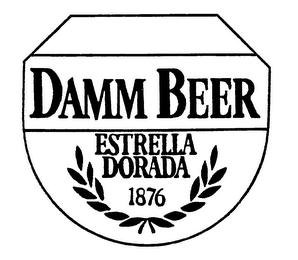 DAMM BEER ESTRELLA DORADA 1876 logo