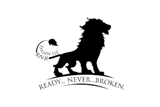 DAMN LIE RNB READY... NEVER... BROKEN. logo