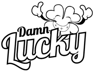 DAMN LUCKY logo